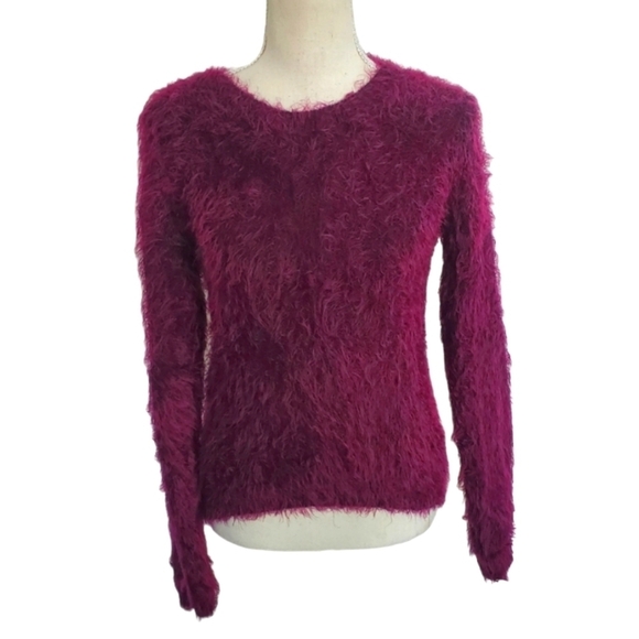 Monki | ASOS Fuzzy Purple Jumper Sweater - Picture 1 of 7
